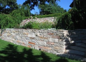 Large Limestone Wall