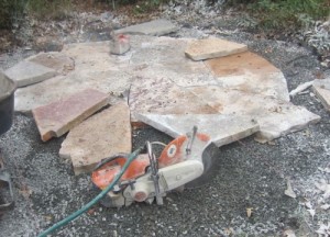 Flagstone Cut In