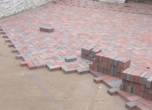 Laying Clay Pavers