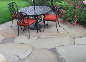 New York Blue Flagstone Patio