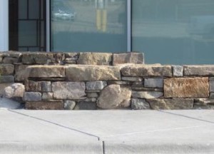 Midway Rubble Style Wall