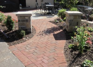 Edgecumbe Brick Walk and Columns