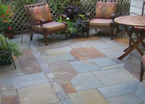 Full Color Bluestone Patio