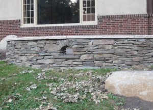 Minneapolis Stone Sitting Wall