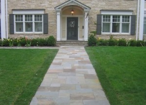 Bluestone Front Walk